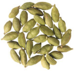 Κάψουλες κάρδαμου, 50gr. Κάψουλες κακουλέ σπυρί σε κυκλική διάταξη.