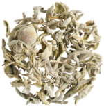 Φασκόμηλο 50gr: Αποξηραμένα φύλλα φασκόμηλου σε κυκλική διάταξη.