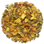 Μείγμα μπαχαρικών ΒΕΓΓΕΤΑ 100gr. Κοντινό πλάνο με αποξηραμένα βότανα και μπαχαρικά.